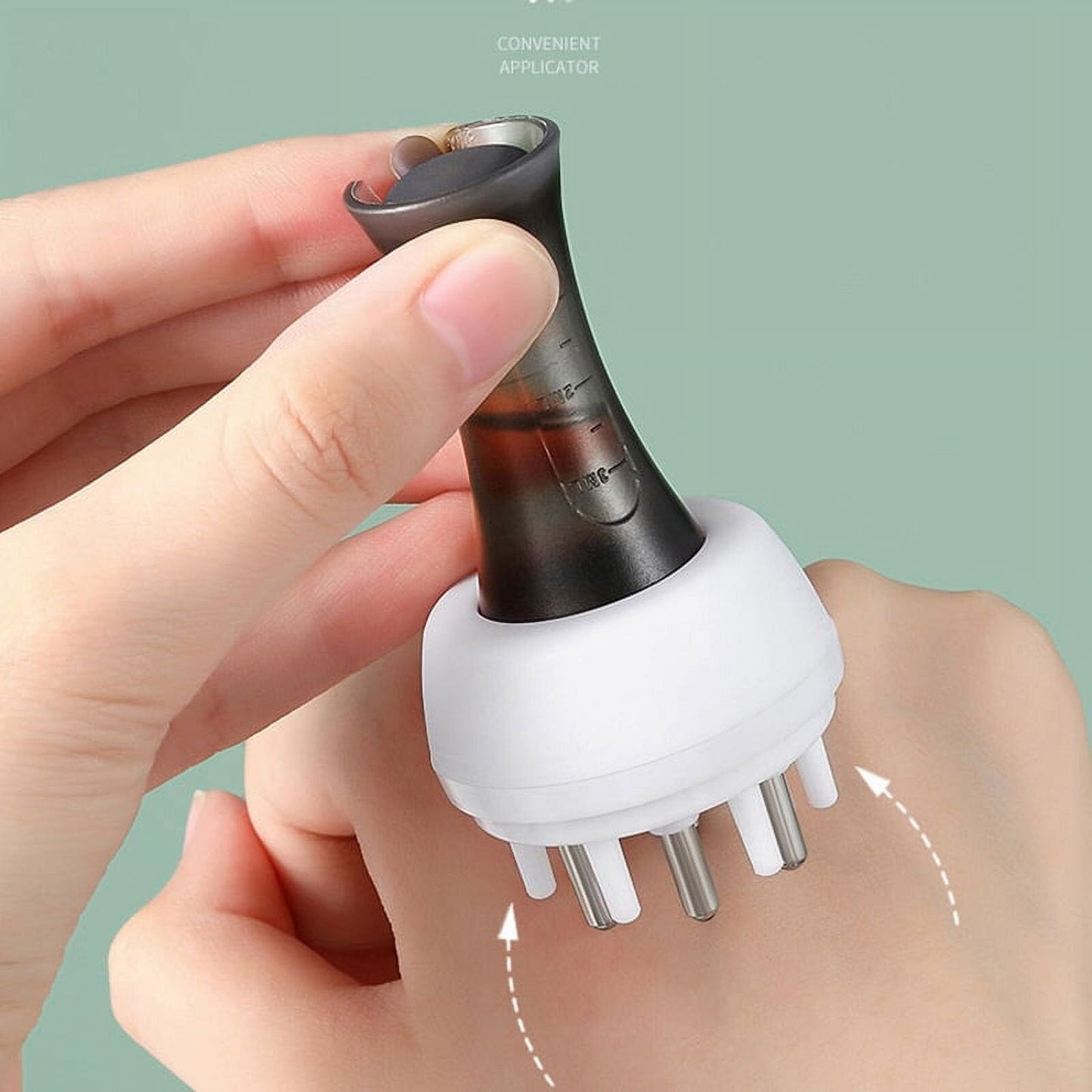 Applicateur d'Huile pour Cheveux - HairFlow™ - Noir & Blanc